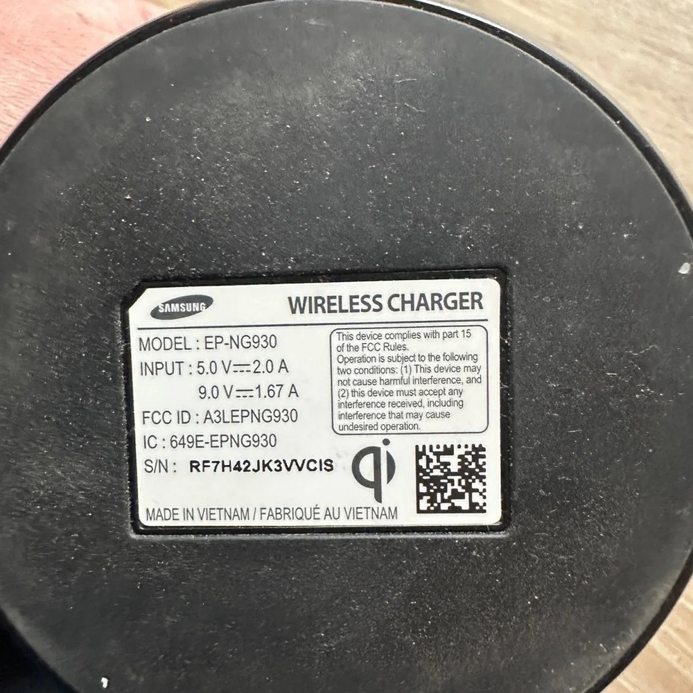 Samsung fast charging wireless charging stand